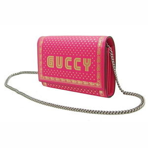 Gucci Bag Guccy Chain Leather Logo Sega Shoulder